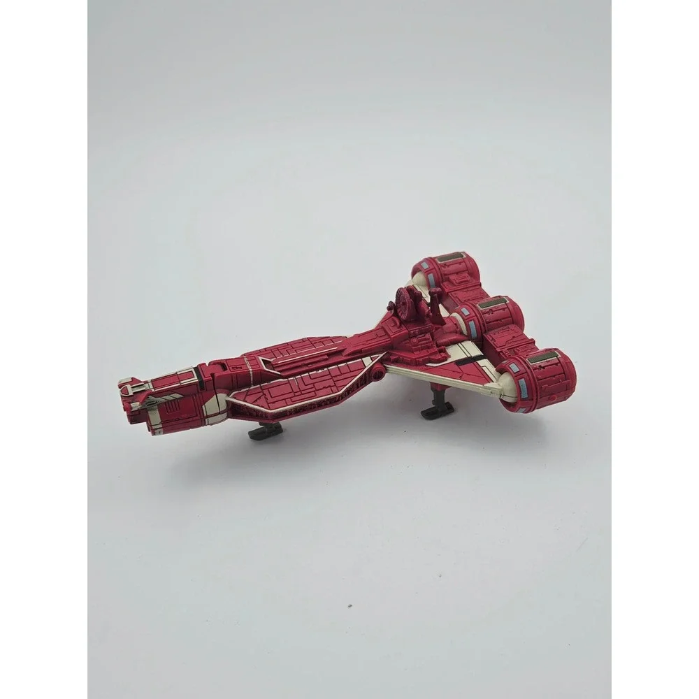 Star Wars Action Fleet Republic Cruiser Red White Galoob 1998 Micro Machines Toy
